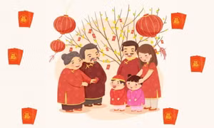 ‘Vài lời cung chúc tân niên tới, vạn sự an khang vạn sự lành’