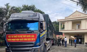 Xuất cấp hơn 182 tấn lương thực, vật tư, trang thiết bị hỗ trợ 4 tỉnh phía Bắc 