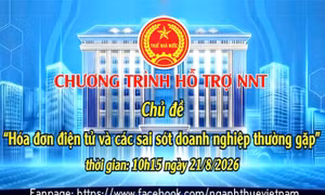 Chuỗi Livestream giải đáp thuế cho doanh nghiệp, hộ và cá nhân kinh doanh 
