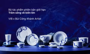 VIB kết hợp Bùi Công Khánh tặng khách hàng tác phẩm độc quyền 'Trăm sông về biển lớn' 