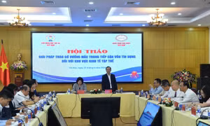  Gỡ vướng trong hút vốn đối với khu vực kinh tế tập thể 