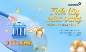 3 tỷ đồng dành tặng doanh nghiệp SME gửi tiền tại VietinBank