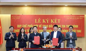Liên thông điện tử xác định nghĩa vụ tài chính về đất đai 