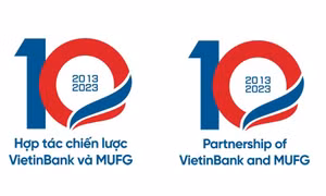 Ra mắt Biểu trưng kỷ niệm 10 năm hợp tác chiến lược VietinBank và MUFG Bank
