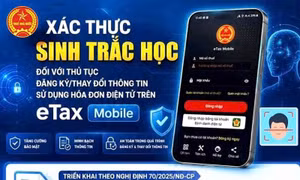 Xác thực sinh trắc học bằng nhận diện khuôn mặt qua eTax Mobile