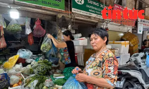 Nguồn cung khan hiếm do ảnh hưởng của bão số 3 khiến giá rau xanh tăng ‘chóng mặt’