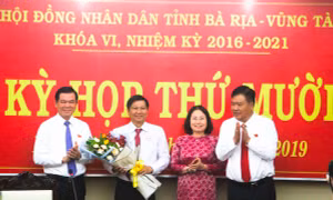 Thủ tướng Chính phủ phê chuẩn Phó Chủ tịch UBND tỉnh Bà Rịa-Vũng Tàu