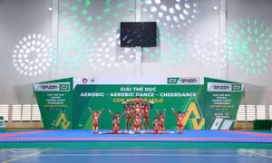 Mãn nhãn với màn trình diễn của 68 đội tại Giải thể dục Aerobic Cúp MILO lần VIII