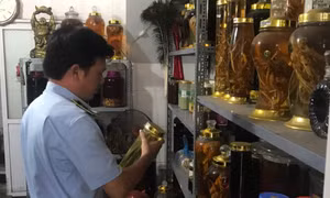 Thu giữ gần 650 lít rượu không rõ nguồn gốc xuất xứ tại Hà Nội