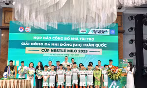 Nestlé MILO tiếp tục đồng hành cùng Giải Bóng đá Nhi đồng (U11) toàn quốc 2025 