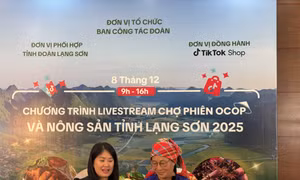 Lần đầu tiên nông dân Lạng Sơn mang vịt quay lên chốt đơn trên chợ 'ảo'