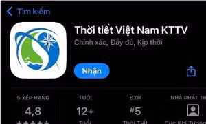 Ra mắt ứng dụng di động cảnh báo mưa lũ, dông sét, sạt lở đất