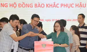 Cục Quản lý và Phát triển thị trường trong nước phát động ủng hộ đồng bào bị ảnh hưởng bão lũ