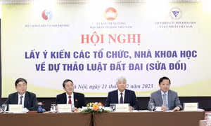 Phó Thủ tướng Trần Hồng Hà: Hoàn thiện Luật Đất đai để người dân nào đọc cũng hiểu và áp dụng