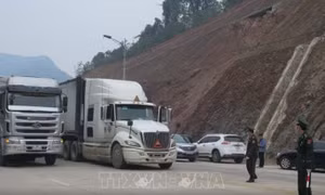 Trên 1.000 phương tiện xuất nhập khẩu thông quan mỗi ngày tại Lạng Sơn 