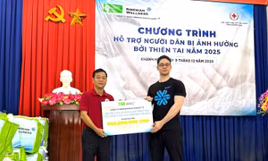 Siberian Wellness hỗ trợ 500 triệu đồng giúp người dân Khánh Hòa vượt qua mưa lũ