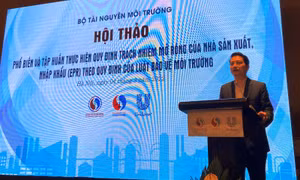 Nhà sản xuất, nhập khẩu phải có trách nhiệm với hoạt động bảo vệ môi trường