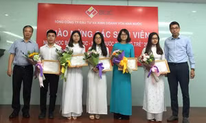SCIC trao học bổng 'Nâng bước tài năng trẻ' năm 2018 cho sinh viên xuất sắc