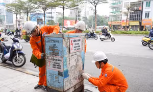 EVNHANOI chỉnh trang lưới điện, chung tay kiến tạo diện mạo đô thị Thủ đô