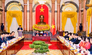 Quyền Chủ tịch nước Võ Thị Ánh Xuân gặp mặt Hội Doanh nhân trẻ Việt Nam 