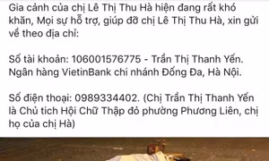 Ấm lòng với những hỗ trợ của cộng đồng cho gia đình nữ công nhân vệ sinh tử vong vì TNGT trên đường Láng