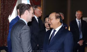 Thủ tướng Nguyễn Xuân Phúc tiếp lãnh đạo các tập đoàn hàng đầu Thụy Điển