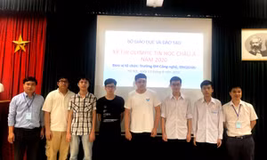 6 học sinh Việt Nam giành huy chương tại Olympic Tin học châu Á