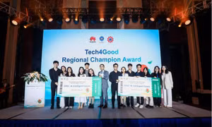 Sáng kiến tìm kiếm người gặp nạn trong lũ lụt sinh viên Việt Nam giành giải Nhất cuộc thi Tech4Good