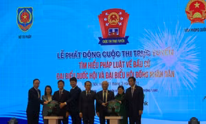 Phát động cuộc thi trực tuyến tìm hiểu pháp luật về bầu cử đại biểu Quốc hội và Hội đồng nhân các cấp 