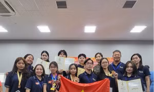 Học sinh Hà Nội giành giải thưởng cao về ý tưởng và phát minh Nhật Bản 