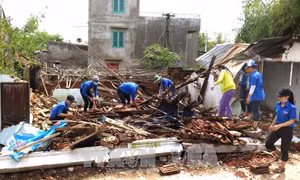 Địa phương có nguy cơ cao về bão lũ thành lập các đội thanh niên xung kích