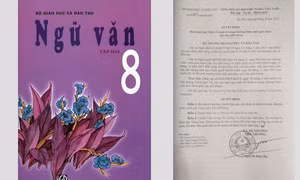 Hàng loạt lỗi chính tả tên vua Lý Công Uẩn trong sách giáo khoa Ngữ văn lớp 8 