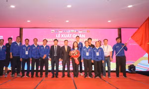 Đoàn Thể thao học sinh Việt Nam xuất quân tham dự Đại hội Thể thao học sinh Đông Nam Á