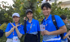Những 'đại sứ áo xanh' tại Đại hội Thể thao học sinh Đông Nam Á