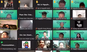 Ngày khai giảng online không quên