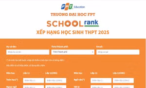 Học sinh FPT tra cứu được thứ hạng kết quả học tập trên toàn quốc 