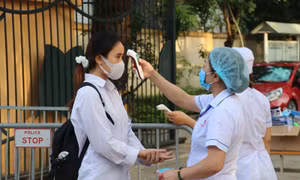 Chiều 9/8, thí sinh dự thi tốt nghiệp THPT năm 2020 thi môn Toán