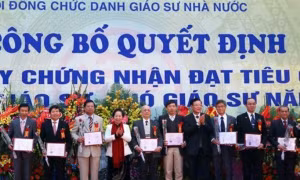 405 ứng viên Giáo sư, Phó Giáo sư được bỏ phiếu tín nhiệm đạt chuẩn 