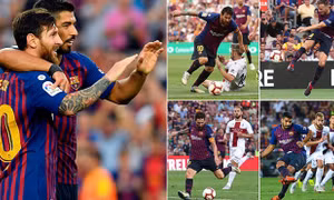 Messi toả sáng, Barca thắng ‘8 sao’; Mourinho mắng Rashford