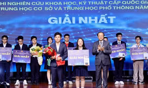 145 dự án đoạt giải cuộc thi khoa học kỹ thuật cấp quốc gia năm 2026