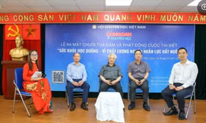 Phát động cuộc thi viết 'Sức khỏe học đường - Vì chất lượng nguồn nhân lực đất nước'
