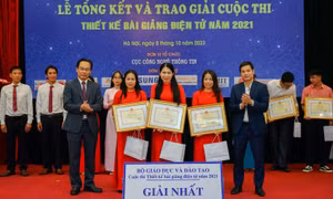 213 bài giảng điện tử đoạt giải 'Cuộc thi thiết kế bài giảng điện tử năm 2021'