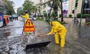 Những tuyến phố ở Hà Nội có nguy cơ ngập trong sáng 11/8