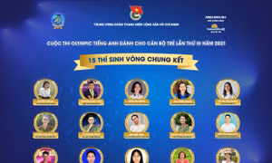 Hơn 90 nghìn cán bộ trẻ tham dự cuộc thi Olympic tiếng Anh