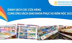 Danh sách các cửa hàng cung ứng sách giáo khoa phục vụ năm học 2025 - 2026