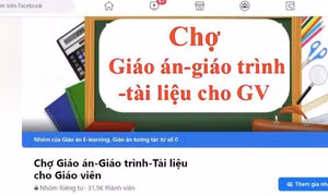 ‘Chợ’ giáo án online nở rộ 