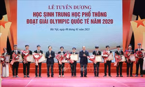 93 học sinh đoạt giải nhất trong kỳ thi chọn học sinh giỏi quốc gia năm học 2020-2021 