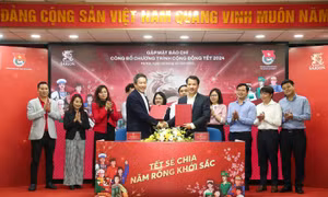 Trung ương Đoàn sẽ trao hơn 10.400 phần quà Tết tại 25 tỉnh, thành trên toàn quốc