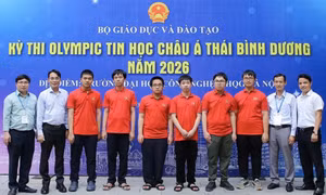 Việt Nam giành 2 huy chương Vàng tại Olympic Tin học Châu Á Thái Bình Dương