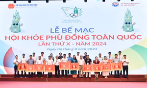 Bảng tổng sắp huy chương Hội khỏe Phù Đổng toàn quốc lần thứ X năm 2024 